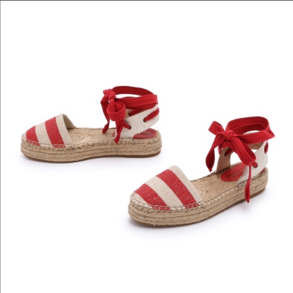 NWT Splendid espadrilles with tie detail
